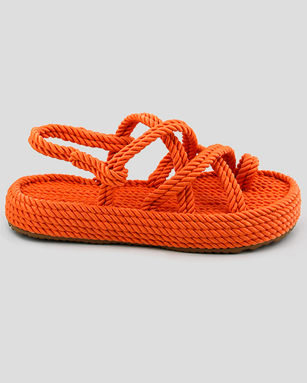 mumka-Calzado-mujer-Sandalias Nómadas Dedo Naranja